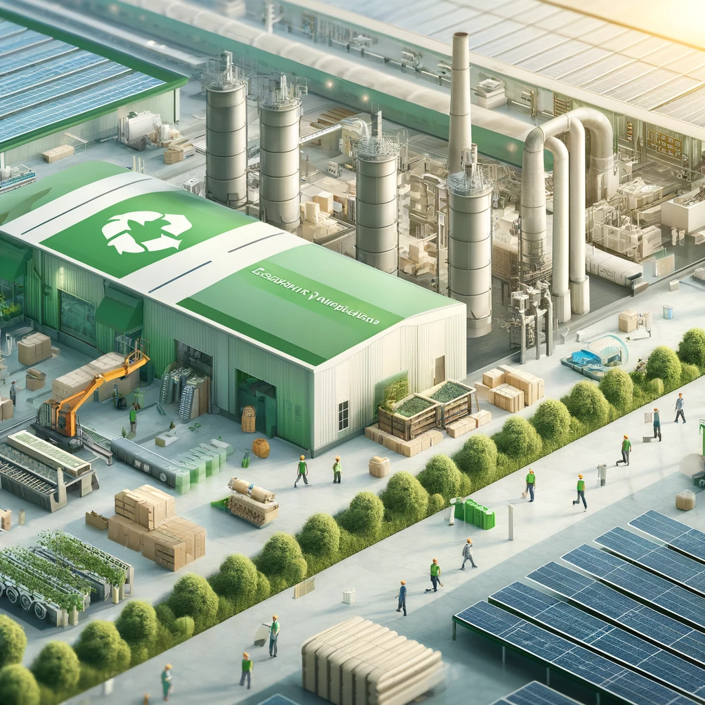 الاستدامة والممارسات البيئية في مصنع ارضيات اكريليك إي إم تراست
