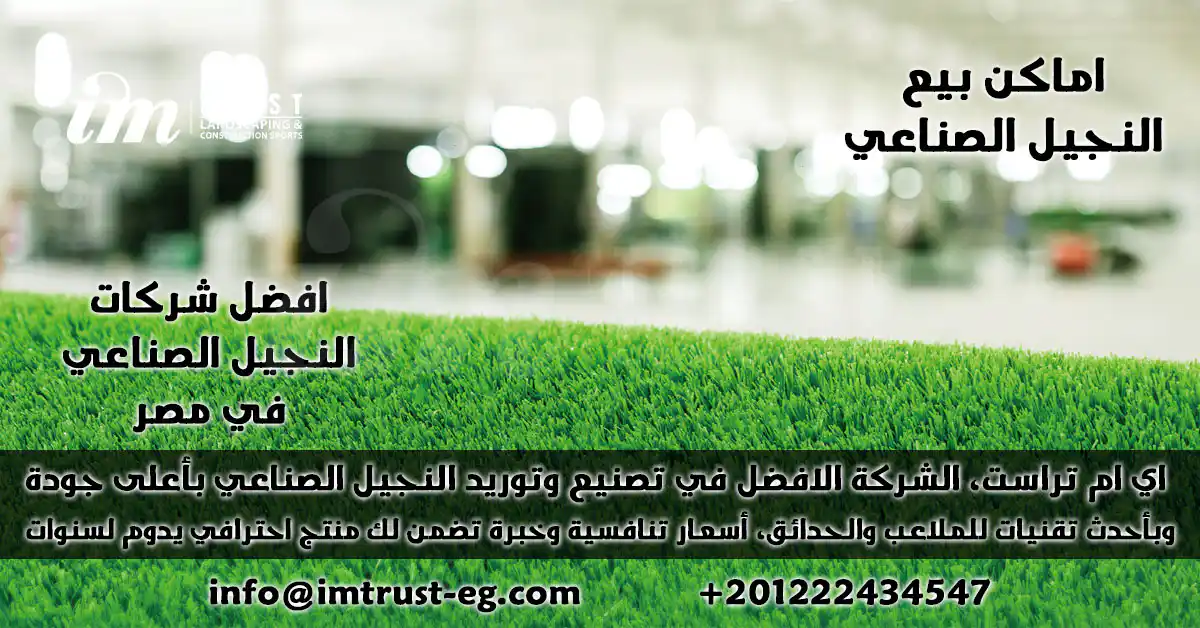 دليلك لاختيار افضل اماكن بيع النجيل الصناعي: نصائح شراء، مقارنة المنتجات، أسعار تقريبية، وتركيب احترافي. تواصل معنا للزيارة الميدانية.